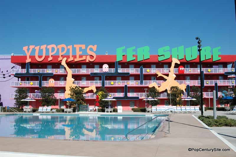 Computer Pool and 80s Buildings